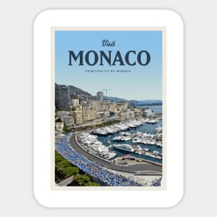Visit Monaco Sticker